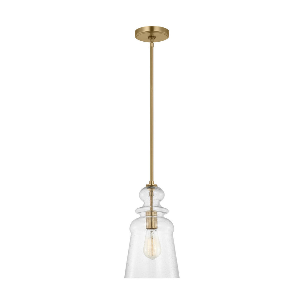 Generation Lighting Canada - 6536901-848 - One Light Pendant - Kea - Satin Brass