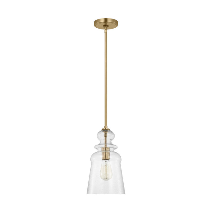 Generation Lighting Canada - 6536901-848 - One Light Pendant - Kea - Satin Brass