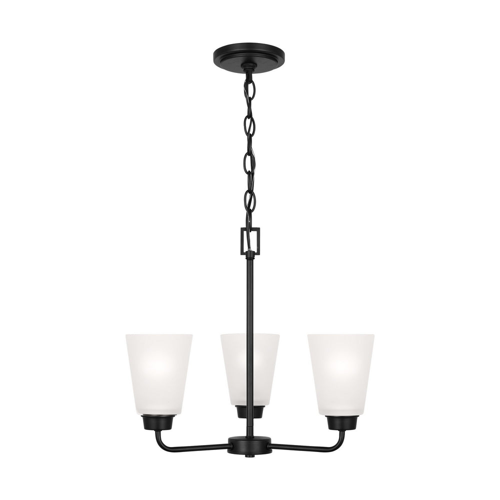 Generation Lighting Canada - 3115203-112 - Three Light Chandelier - Kerrville - Midnight Black