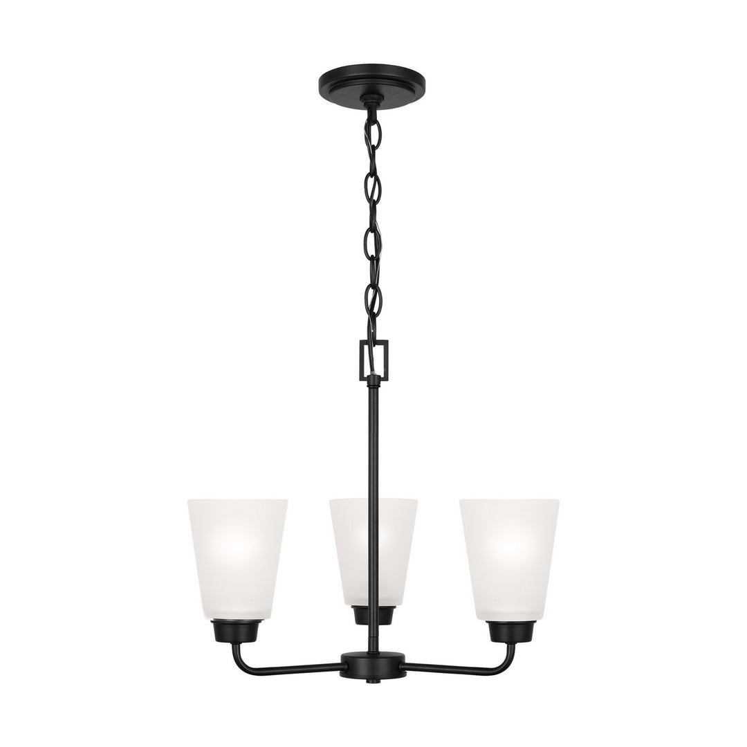 Generation Lighting Canada - 3115203-112 - Three Light Chandelier - Kerrville - Midnight Black