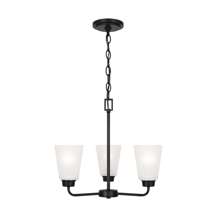 Generation Lighting Canada - 3115203-112 - Three Light Chandelier - Kerrville - Midnight Black