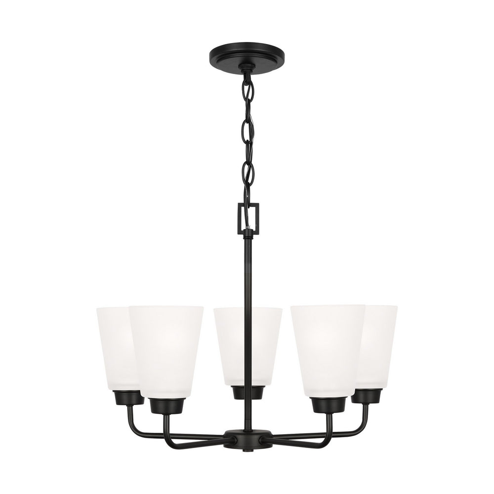 Generation Lighting Canada - 3115205-112 - Five Light Chandelier - Kerrville - Midnight Black