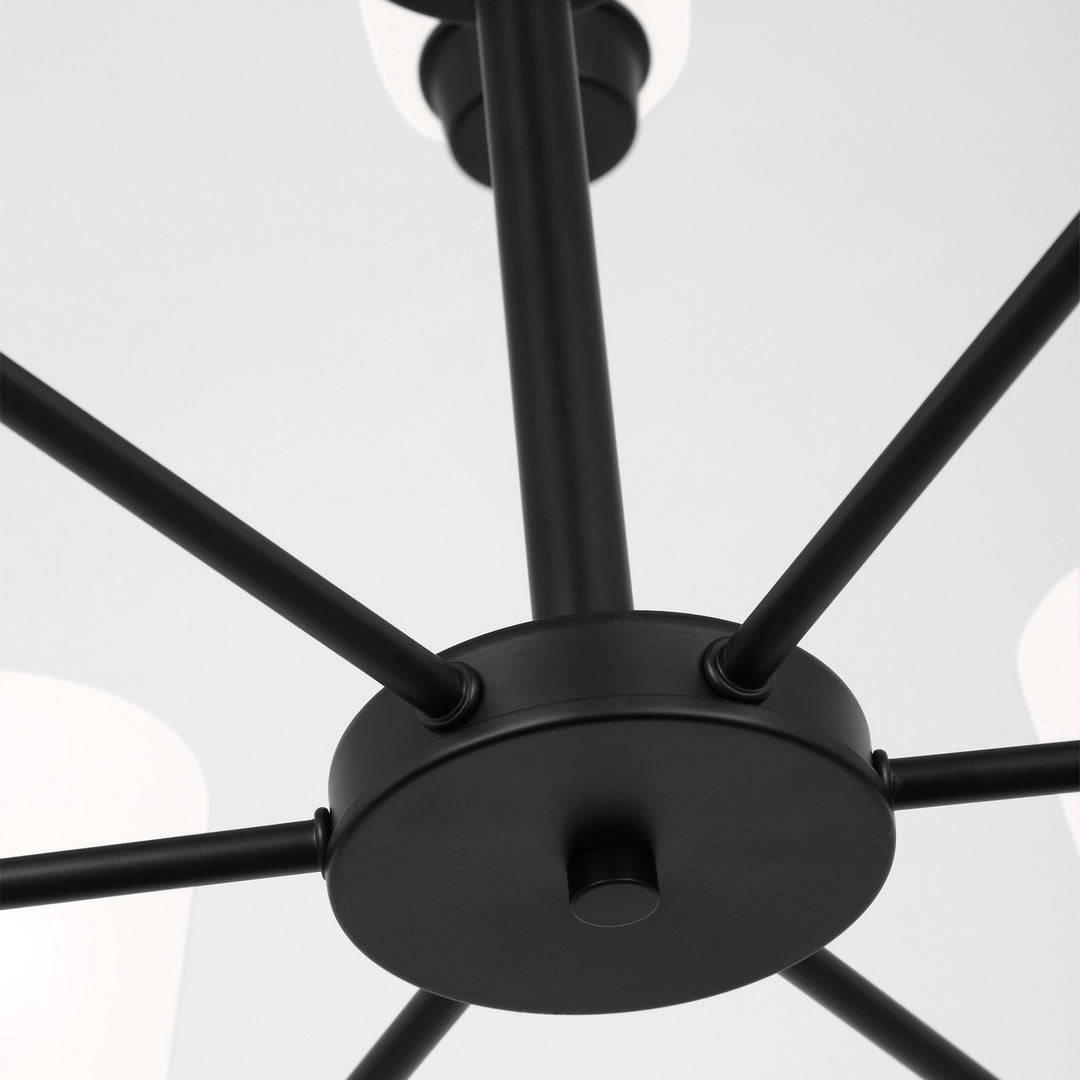 Generation Lighting Canada - 3115209-112 - Nine Light Chandelier - Kerrville - Midnight Black