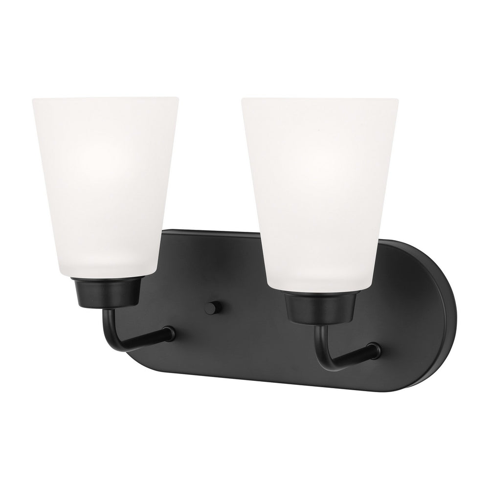 Generation Lighting Canada - 4415202-112 - Two Light Wall / Bath - Kerrville - Midnight Black