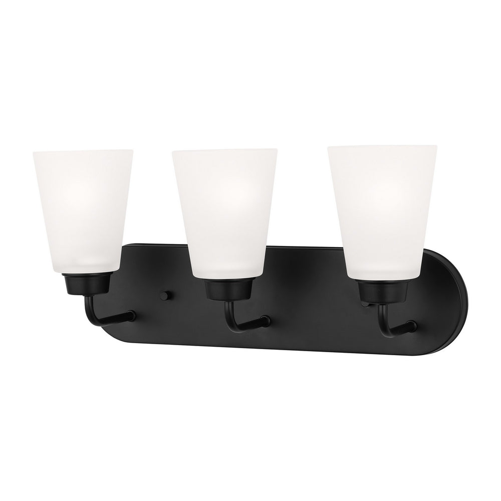Generation Lighting Canada - 4415203-112 - Three Light Wall / Bath - Kerrville - Midnight Black