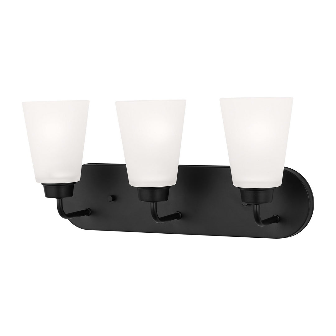 Generation Lighting Canada - 4415203-112 - Three Light Wall / Bath - Kerrville - Midnight Black
