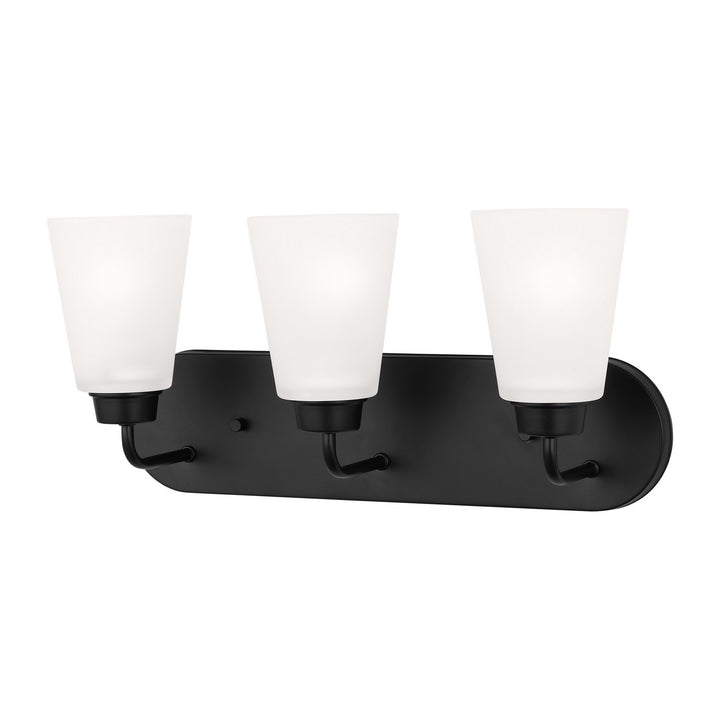 Generation Lighting Canada - 4415203-112 - Three Light Wall / Bath - Kerrville - Midnight Black