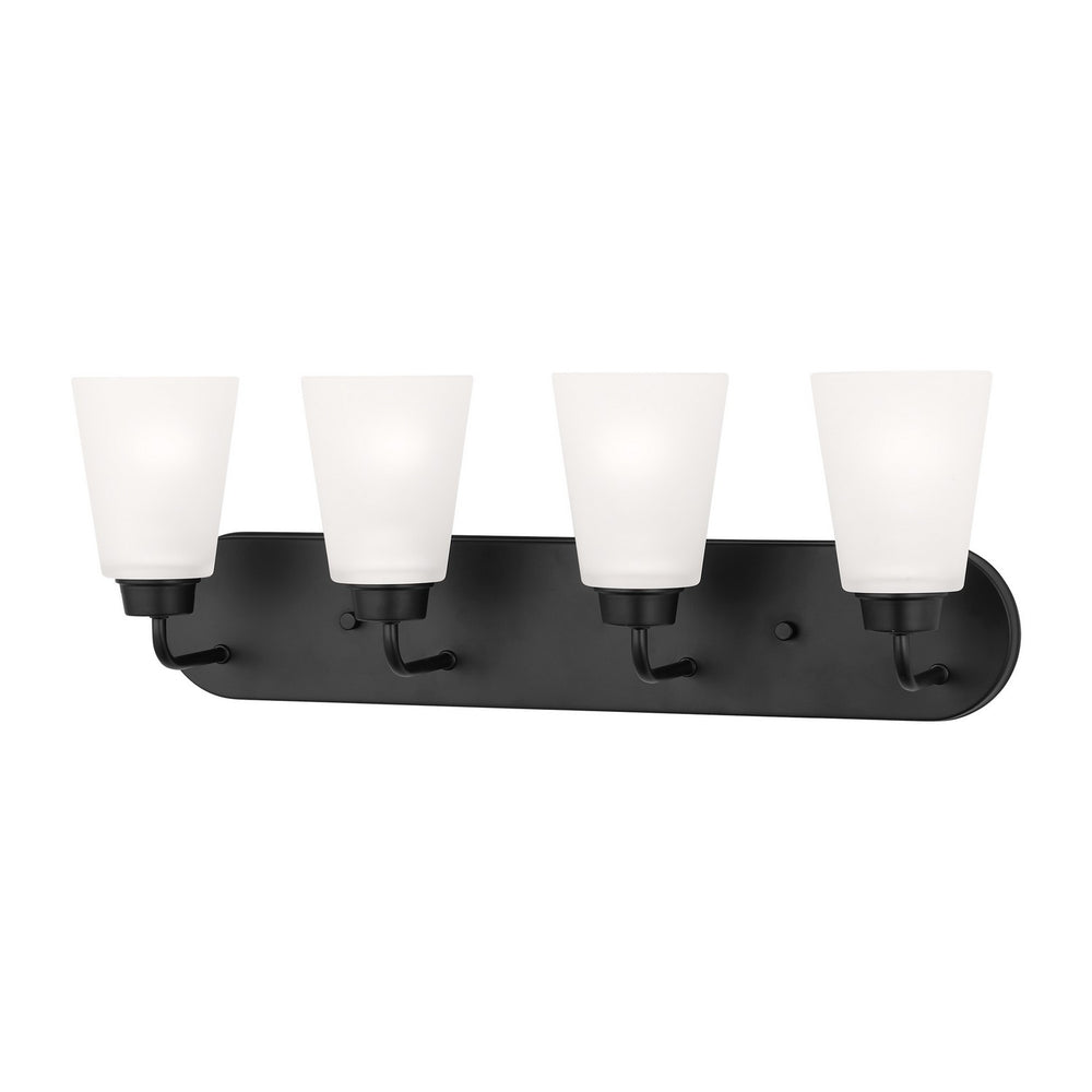 Generation Lighting Canada - 4415204-112 - Four Light Wall / Bath - Kerrville - Midnight Black