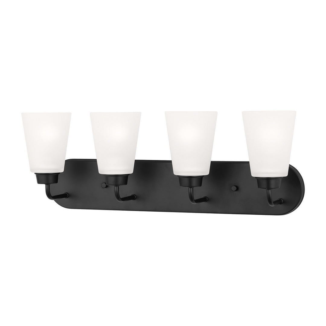 Generation Lighting Canada - 4415204-112 - Four Light Wall / Bath - Kerrville - Midnight Black
