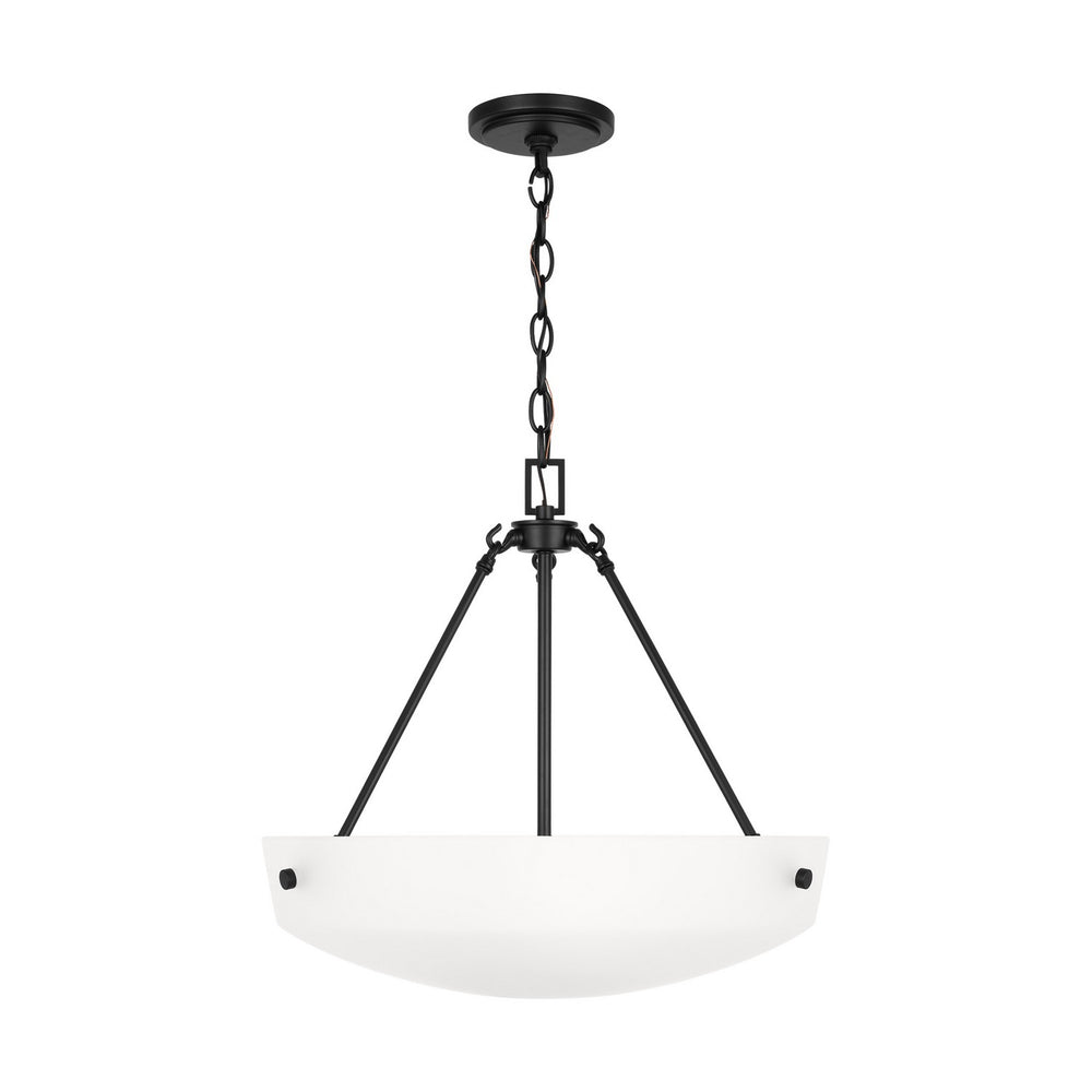 Generation Lighting Canada - 6615203-112 - Three Light Pendant - Kerrville - Midnight Black