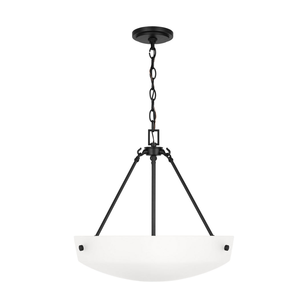 Generation Lighting Canada - 6615203-112 - Three Light Pendant - Kerrville - Midnight Black