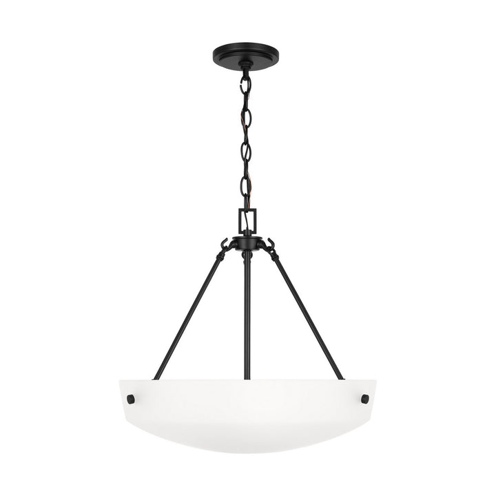 Generation Lighting Canada - 6615203-112 - Three Light Pendant - Kerrville - Midnight Black