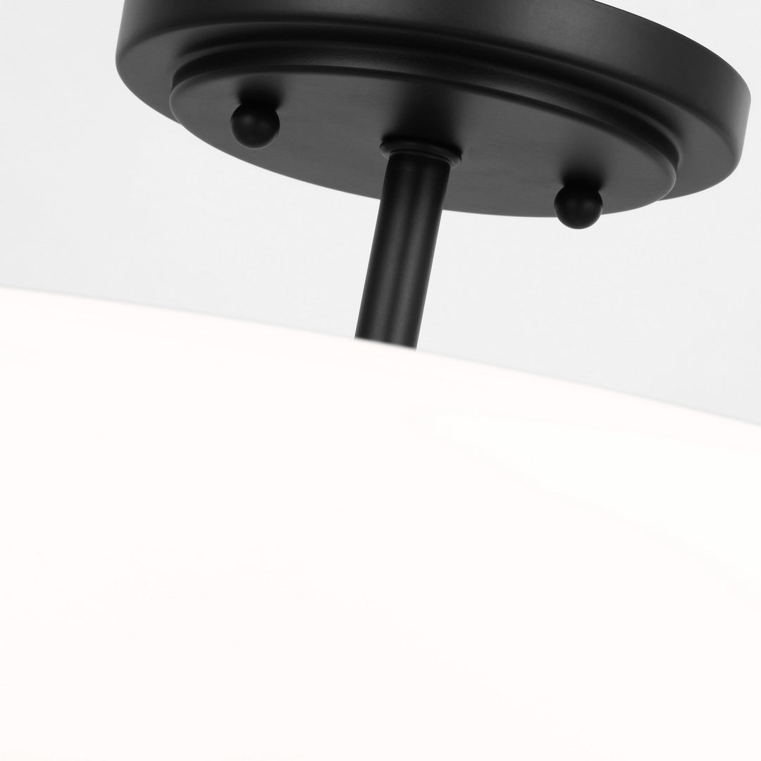 Generation Lighting Canada - 7715202-112 - Two Light Semi-Flush Convertible Pendant - Kerrville - Midnight Black