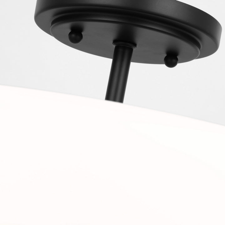 Generation Lighting Canada - 7715202-112 - Two Light Semi-Flush Convertible Pendant - Kerrville - Midnight Black