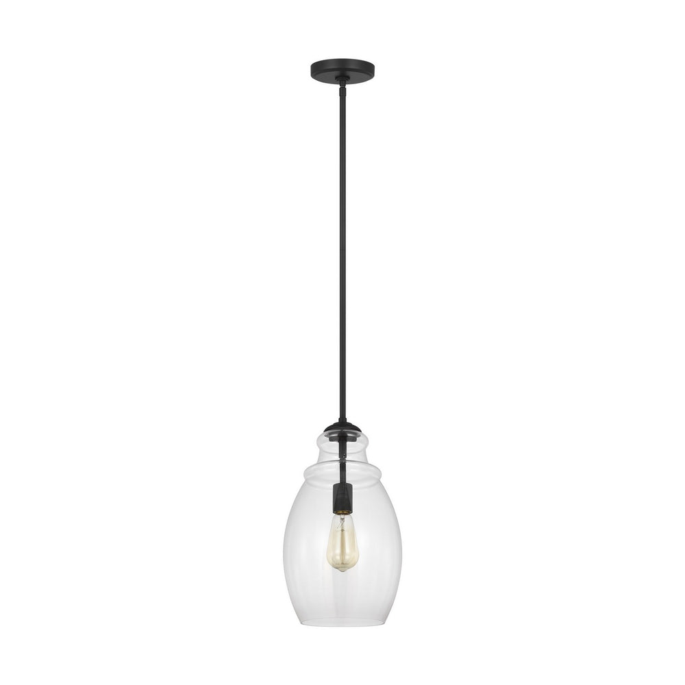 Generation Lighting Canada - P1484MBK - One Light Pendant - Marino - Midnight Black