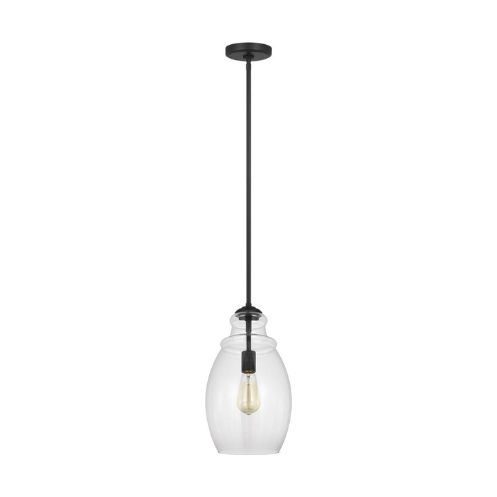 Generation Lighting Canada - P1484MBK - One Light Pendant - Marino - Midnight Black