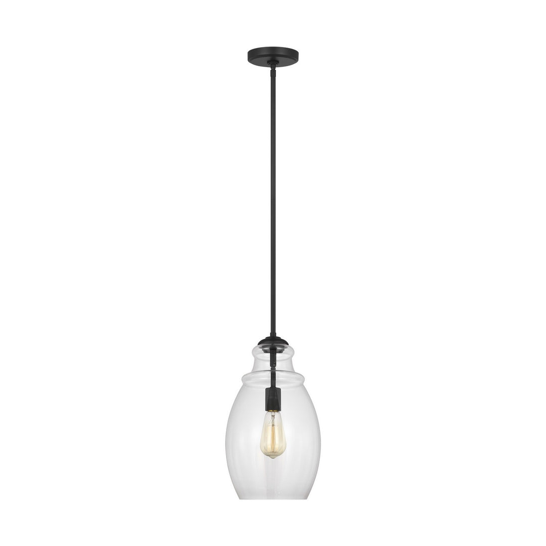 Generation Lighting Canada - P1484MBK - One Light Pendant - Marino - Midnight Black