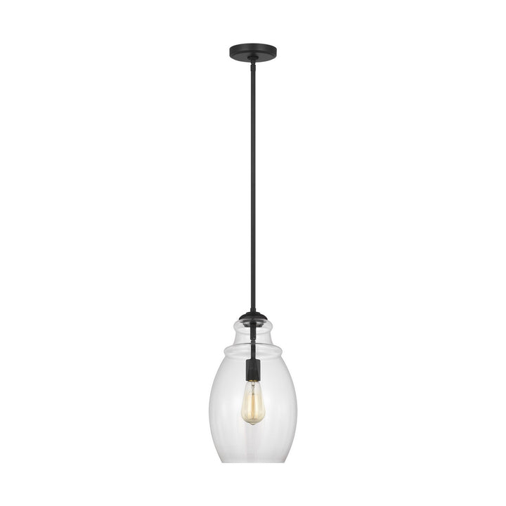 Generation Lighting Canada - P1484MBK - One Light Pendant - Marino - Midnight Black