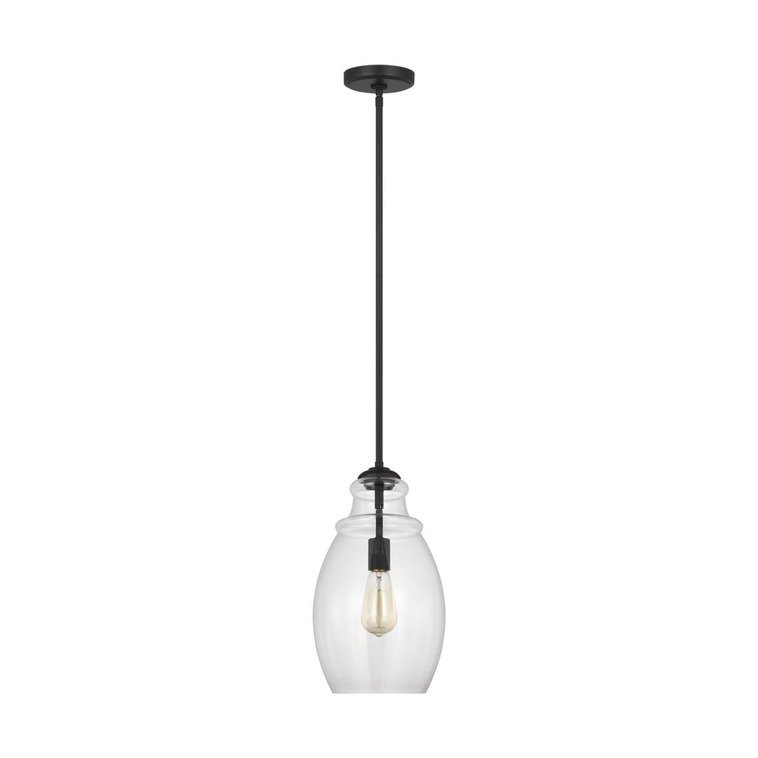 Generation Lighting Canada - P1484MBK - One Light Pendant - Marino - Midnight Black
