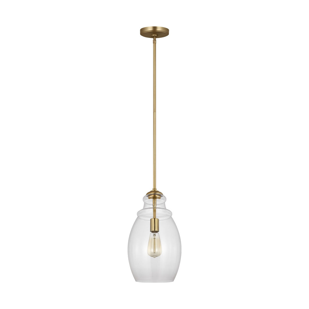 Generation Lighting Canada - P1484SB - One Light Pendant - Marino - Satin Brass