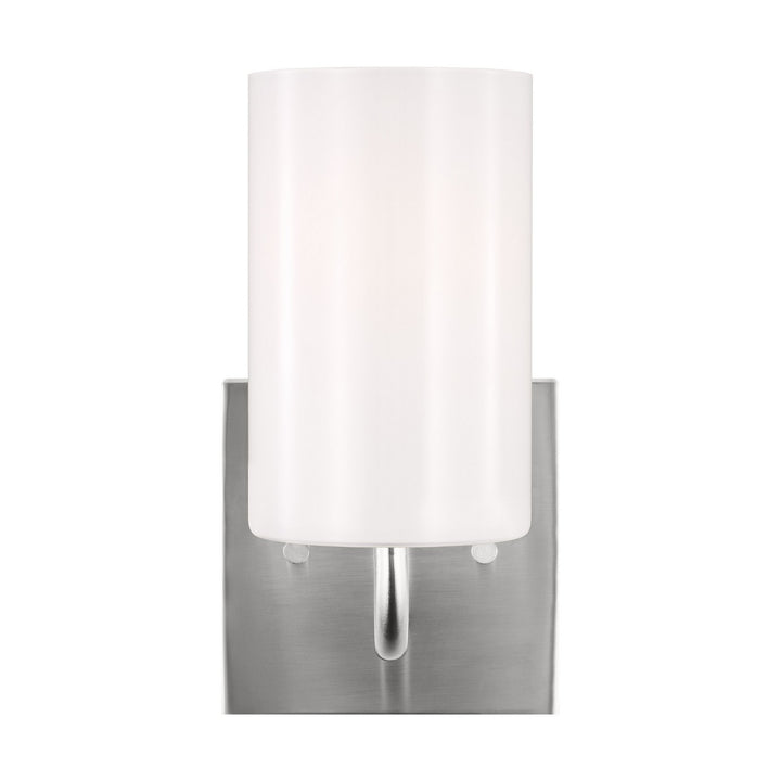 Generation Lighting Canada - GLV1001BS - One Light Vanity - Rhett - Brushed Steel