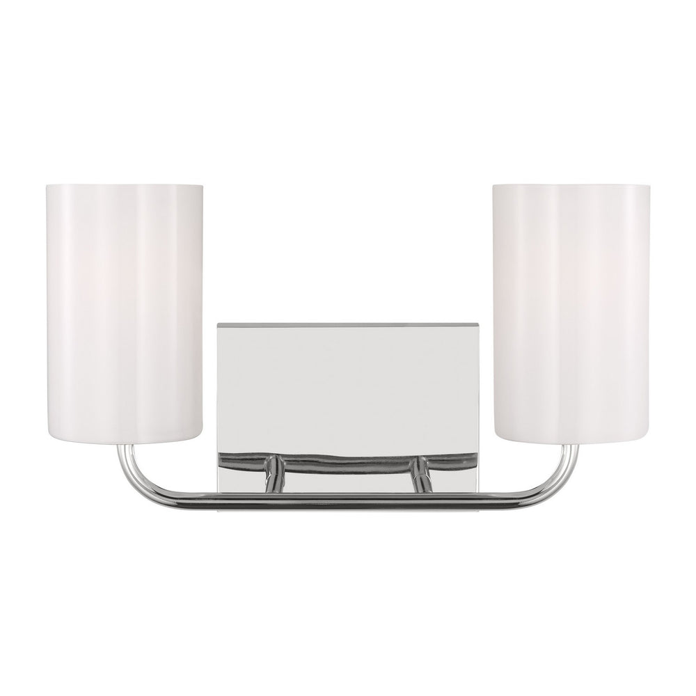 Generation Lighting Canada - GLV1002CH - Two Light Vanity - Rhett - Chrome