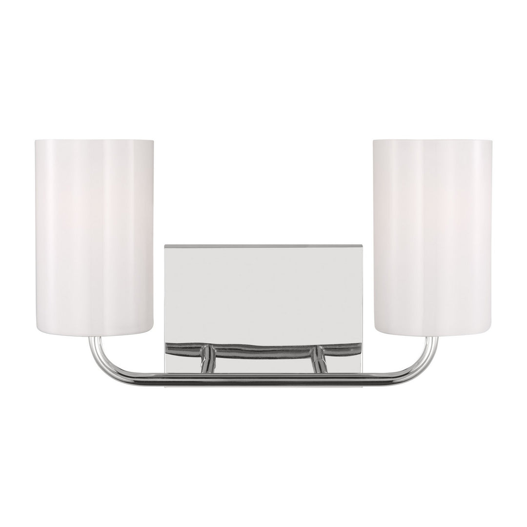 Generation Lighting Canada - GLV1002CH - Two Light Vanity - Rhett - Chrome