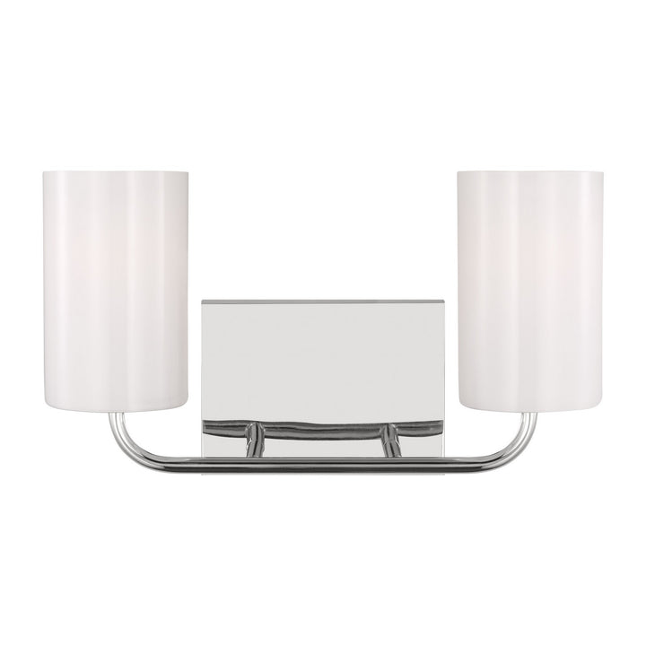 Generation Lighting Canada - GLV1002CH - Two Light Vanity - Rhett - Chrome