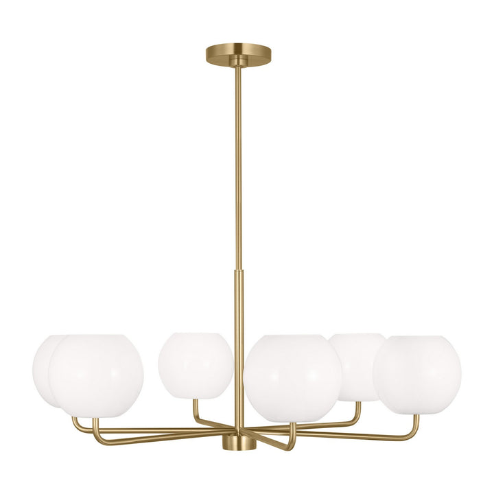 Generation Lighting Canada - GLC1066SB - Six Light Chandelier - Rory - Satin Brass