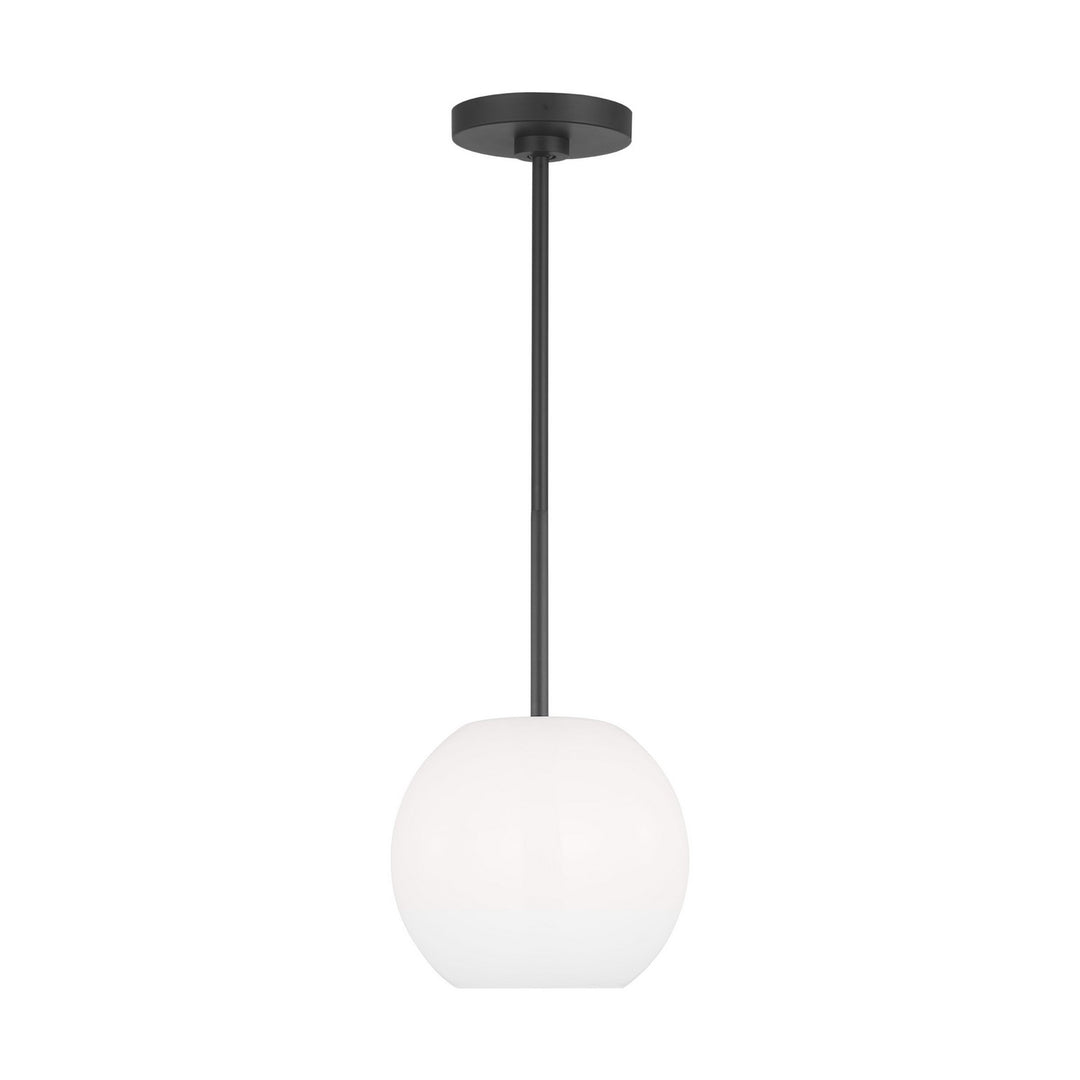 Generation Lighting Canada - GLP1011MBK - One Light Mini Pendant - Rory - Midnight Black