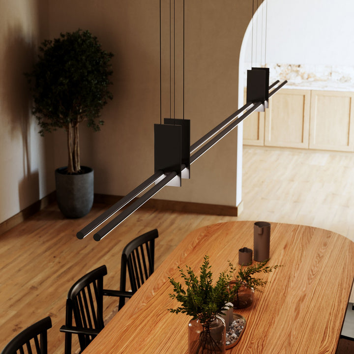 Sonneman - 3779.25 - LED Pendant - Fino Duo - Satin Black