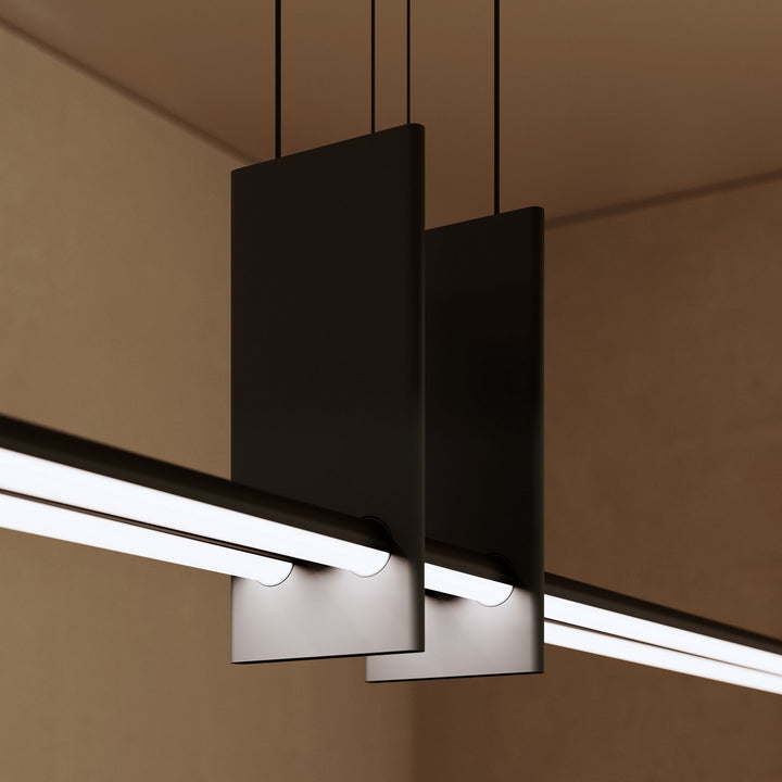Sonneman - 3779.25 - LED Pendant - Fino Duo - Satin Black