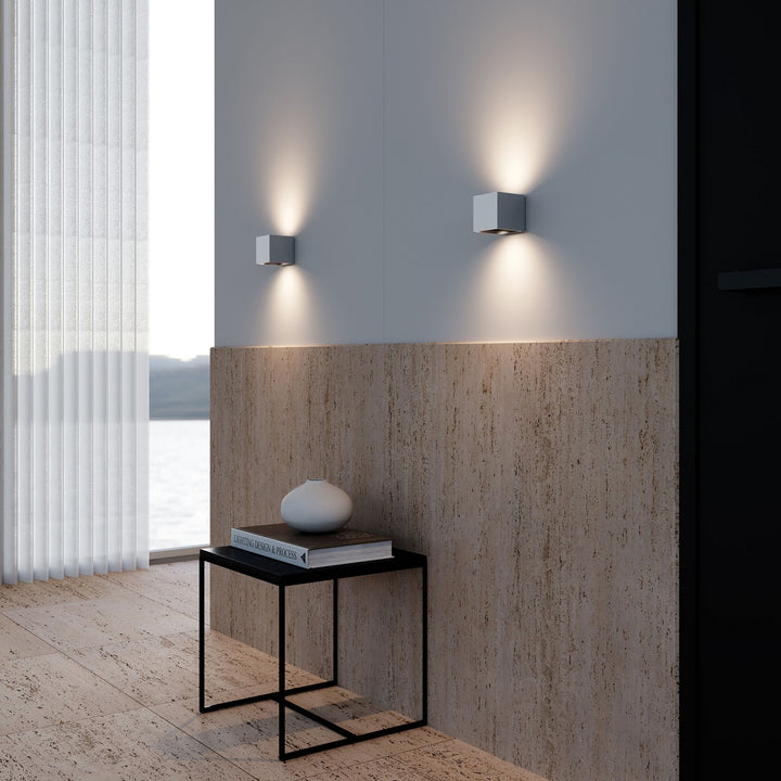 Sonneman - 7520.77 - LED Wall Sconce - Qube - Natural Anodized