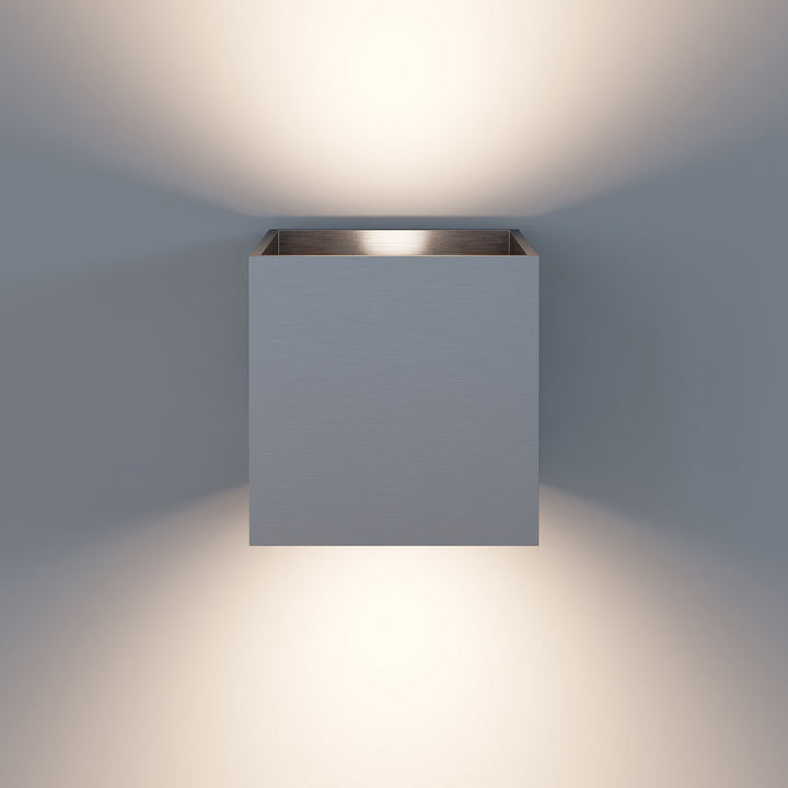 Sonneman - 7520.77 - LED Wall Sconce - Qube - Natural Anodized