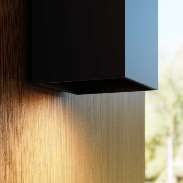 Sonneman - 7520.97 - LED Wall Sconce - Qube - Textured Black