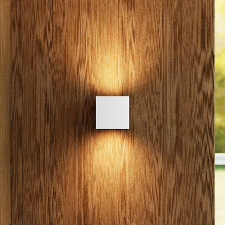 Sonneman - 7520.98 - LED Wall Sconce - Qube - Textured White