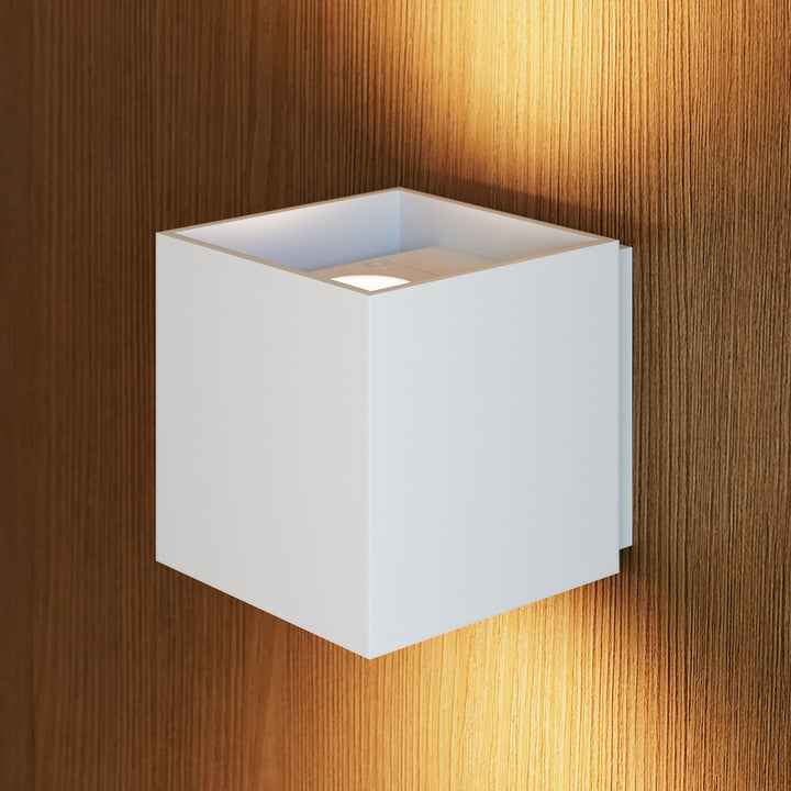 Sonneman - 7520.98 - LED Wall Sconce - Qube - Textured White