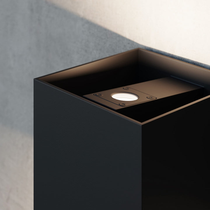 Sonneman - 7522.97 - LED Wall Sconce - Qube - Textured Black