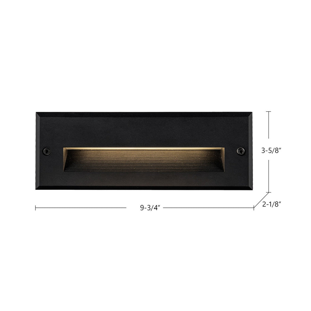 Kuzco Canada - ER72410-BK - LED Exterior Wall/Step Light - Newport - Black