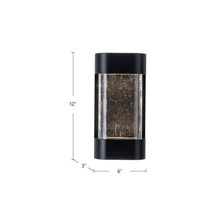Kuzco Canada - EW75712-BK - LED Exterior Wall Sconce - Moondew - Black
