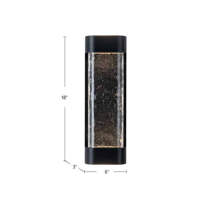 Kuzco Canada - EW75718-BK - LED Exterior Wall Sconce - Moondew - Black