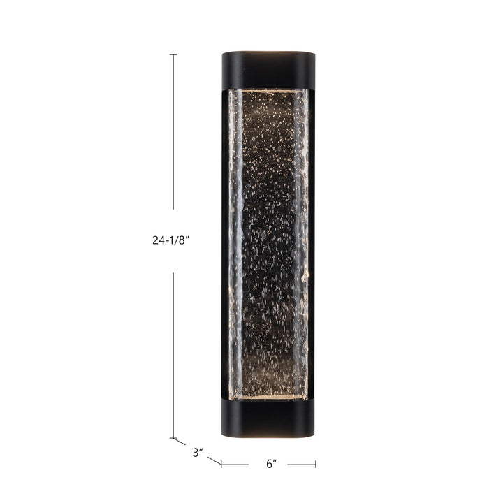 Kuzco Canada - EW75724-BK - LED Exterior Wall Sconce - Moondew - Black