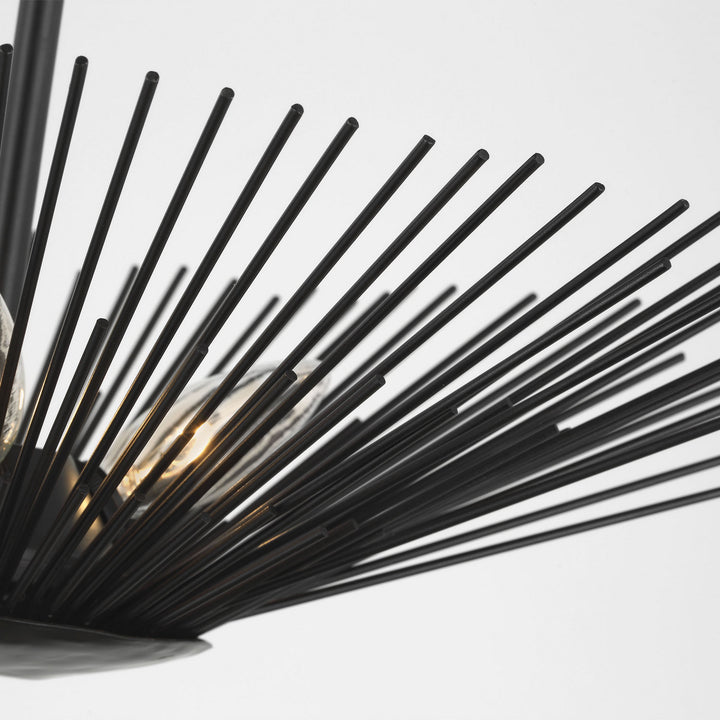 Visual Comfort Studio Canada - AF1083AI - Three Light Semi-Flush Mount - Helios - Aged Iron