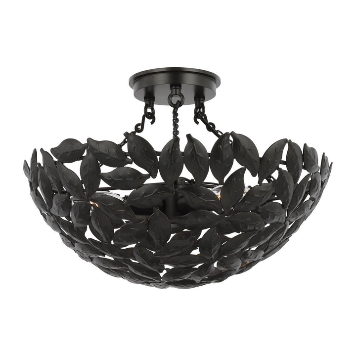 Visual Comfort Studio Canada - AF1173AI - Three Light Semi-Flush Mount - Kelan - Aged Iron