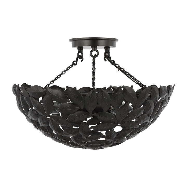 Visual Comfort Studio Canada - AF1173AI - Three Light Semi-Flush Mount - Kelan - Aged Iron