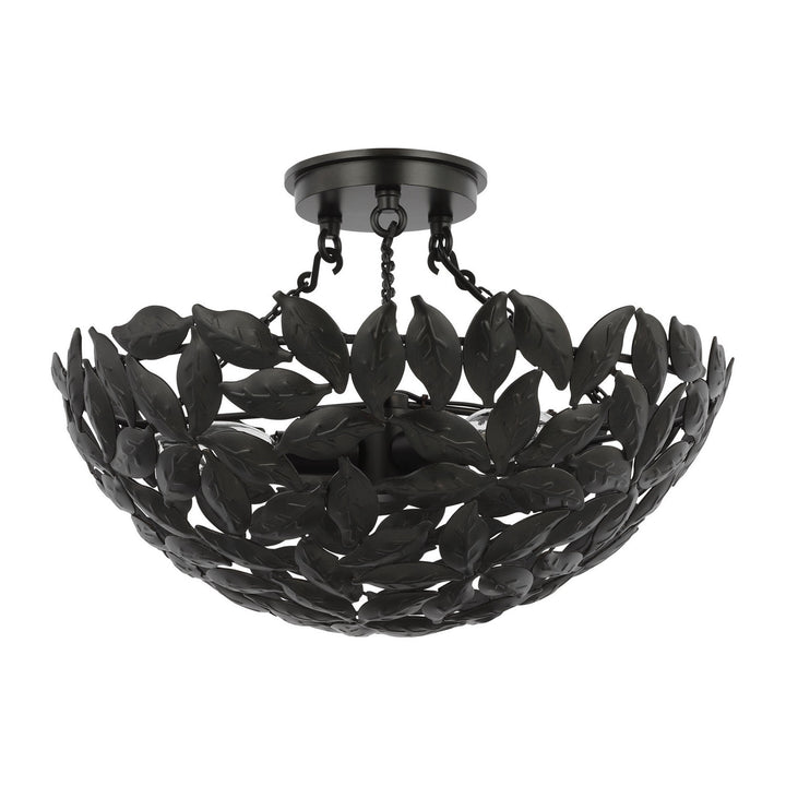 Visual Comfort Studio Canada - AF1173AI - Three Light Semi-Flush Mount - Kelan - Aged Iron