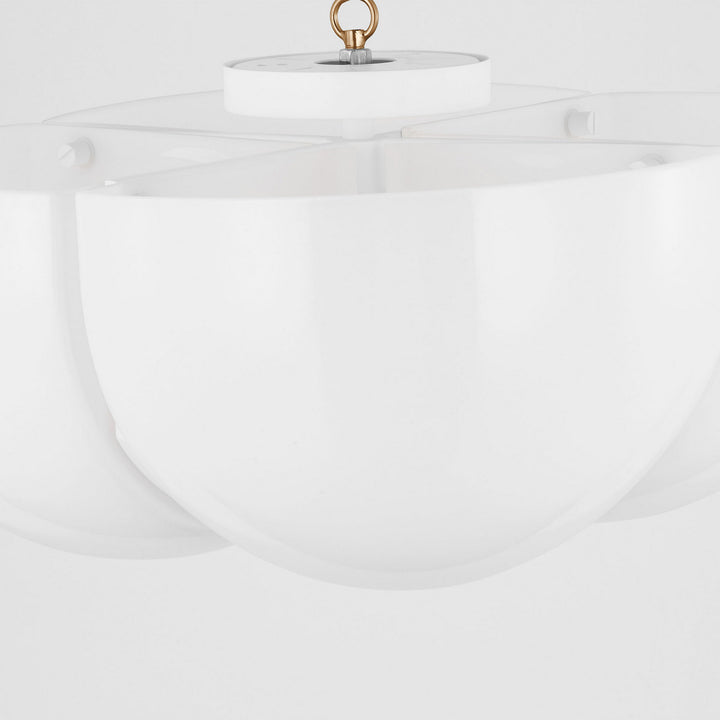 Visual Comfort Studio Canada - LXF1004MWT - Four Light Semi-Flush Mount - Cheverny - Matte White