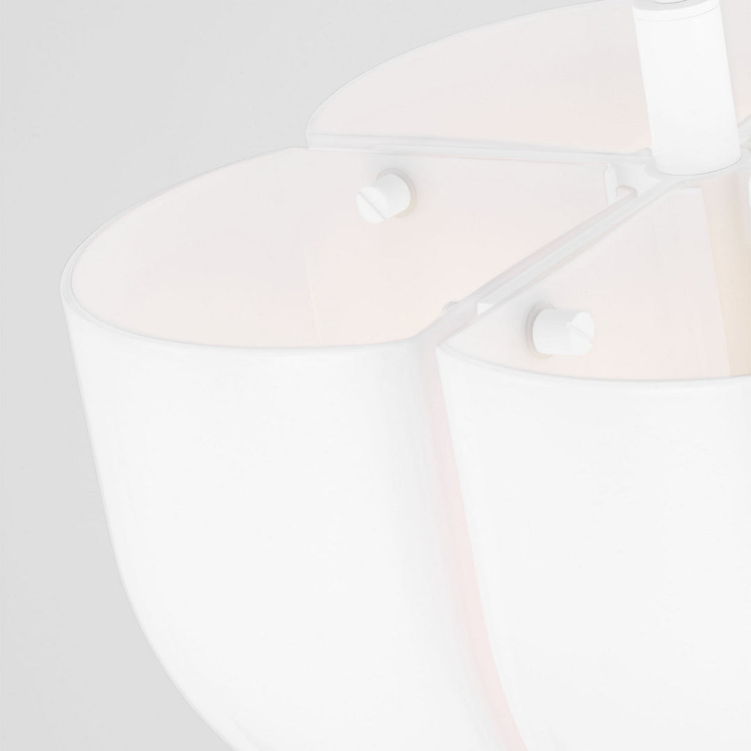 Visual Comfort Studio Canada - LXP1044MWT - Four Light Pendant - Cheverny - Matte White