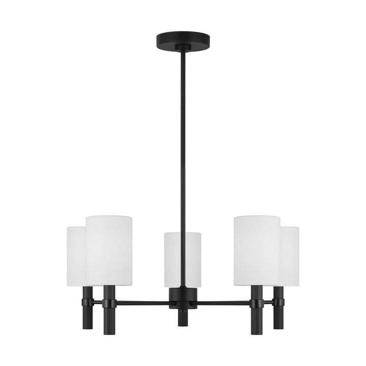 Visual Comfort Studio Canada - DJC1135MBK - Five Light Chandelier - Manor - Midnight Black