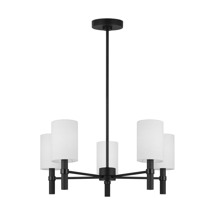Visual Comfort Studio Canada - DJC1135MBK - Five Light Chandelier - Manor - Midnight Black